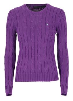 RALPH LAUREN Ralph L AU Ren Women's Blue Cotton Sweater - Stylemyle