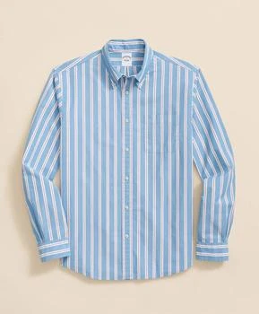 Brooks Brothers | 男士 星�期五衬衫，府绸条纹,商家Brooks Brothers,价格¥344
