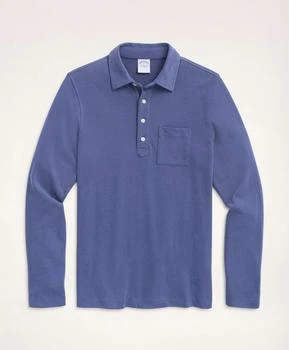 Brooks Brothers | Vintage Jersey Long-Sleeve Polo Shirt 3.7折, 独家减免邮费