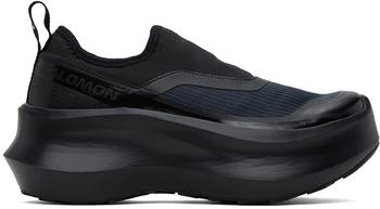 推荐Black Salomon Edition Slip On Platform Sneakers商品