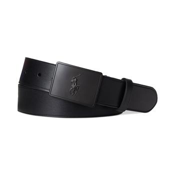 商品Men's Plaque-Buckle Leather Belt图片