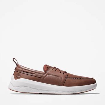 添柏岚女鞋板鞋, Timberland | Bradstreet Ultra Boat Sneaker for Men in Dark Brown商品图片 5折