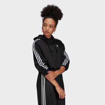 推荐Women's adidas Originals Adicolor Classics Cropped Hoodie商品