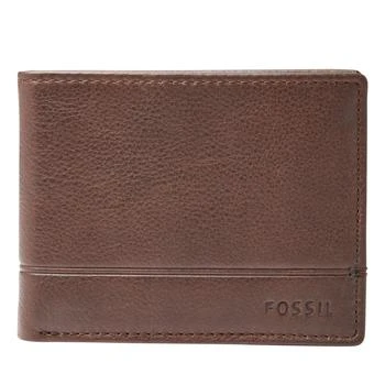 Fossil | Men's Brooks Leather Bifold,商家Premium Outlets,价格¥183