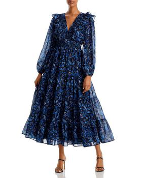 AQUA | Paisley Print Tiered Maxi Dress - 100% Exclusive商品图片,7.5折×额外7.5折, 额外七五折