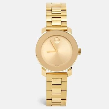 [二手商品] Movado | Movado Champagne Gold Plated Stainless Steel Bold Mb.01.3.34.6038 Men's Wristwatch 36 Mm,商家Premium Outlets,价格¥3074