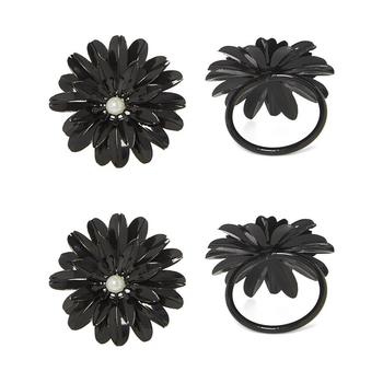 商品Vibhsa | Black Pearl Flower Napkin Ring,商家Macy's,价格¥199图片