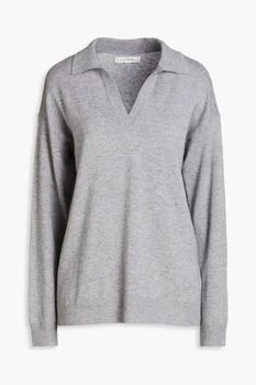 Chinti & Parker | Wool and cashmere-blend polo sweater,商家THE OUTNET US,价格¥1338