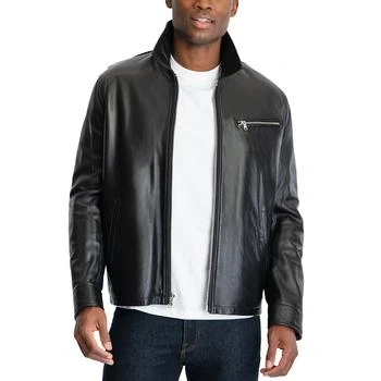 推��荐Men's James Dean Leather Jacket, Created for Macy's商品