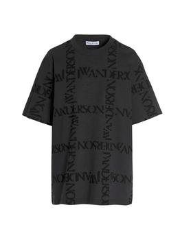 推荐JW Anderson Logo Printed Crewneck T-Shirt商品