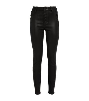Paige, Paige | Emmie Coated Ultra-Skinny Jeans商品图片 