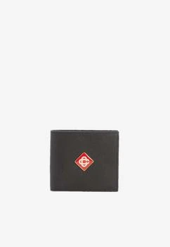 Casablanca | Logo Bi-Fold Leather Wallet,商家Thahab,价格¥1270