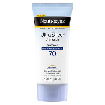 Neutrogena | Ultra Sheer Dry-Touch SPF 70 Sunscreen Lotion商品图片,独家减免邮费