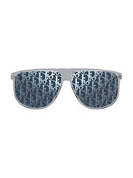 推荐CD Link S2U 63MM Mirrored Logo Sunglasses商品