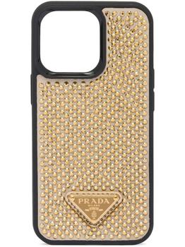 商品Prada | PRADA logo-plaque iPhone 13 Pro Max case,商家Baltini,价格¥3365图片