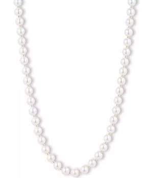 Anne Klein | Blanc Imitation Pearl Collar Necklace,商家Macy's,价格¥144