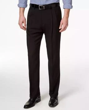 Haggar | Men's ECLO Stria Classic Fit Pleated Hidden Expandable Waistband Dress Pants,商家Macy's,价格¥380