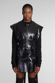 DRKSHDW | DRKSHDW Babel Tatlin Bomber In Black Cotton商品图片,8.5折