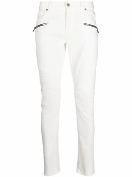 Balmain是什么牌子, Balmain | Balmain Men's  White Cotton Jeans商品图片 8.5折