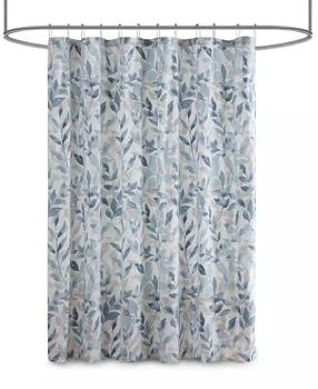 Madison Park Essentials | Sofia Botanical Printed Shower Curtain, 72" x 72",商家Macy's,价格¥189