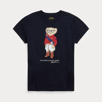 Ralph Lauren | Polo Ralph Lauren Embellished Bear Cotton-Jersey T-Shirt 