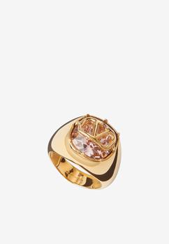 商品Valentino | Signature VLogo Ring with Swarovski® Crystal,商家Thahab,价格¥3821图片