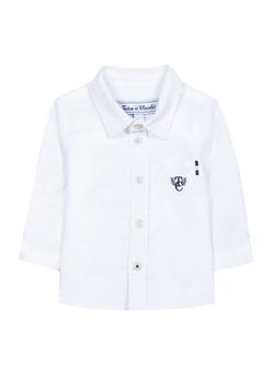 推荐White logo-embroidered cotton shirt (1.5-3 years)商品