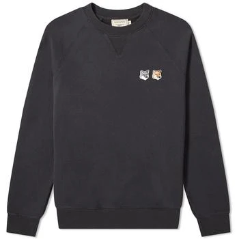 推荐Maison Kitsuné Double Fox Head Patch Sweat商品