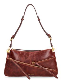 Manu Atelier | Leather Shoulder Bag W/ Zip Details商品图片,额外8折, 额外八折