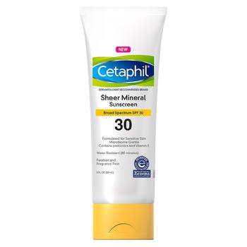 product Sheer Mineral Sunscreen SPF 30 Face & Body Lotion Fragrance Free image