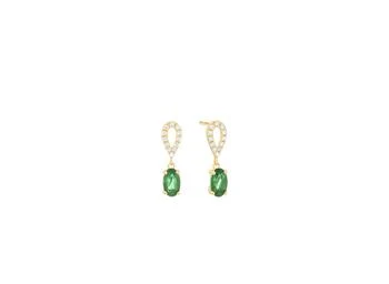 推荐Emerald earrings商品