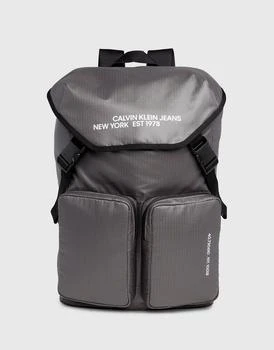 Calvin Klein | Calvin Klein Flap Backpack in grey 独家减免邮费