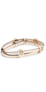 tory burch double lee, Tory Burch | Tory Burch Miller Enamel Double-Wrap Bracelet商品图片 