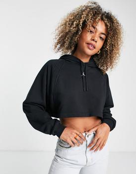 Jordan | Jordan Sport fleece cropped pullover hoodie in black商品图片,$625以内享8折