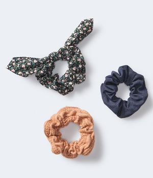 商品Aeropostale | Aeropostale Women's Floral Bow Scrunchie 3-Pack,商家Premium Outlets,价格¥22图片
