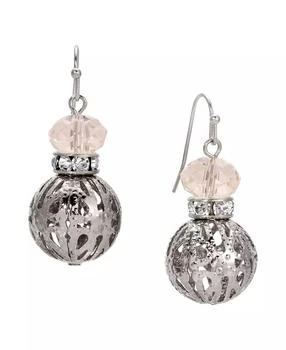 2028 | Crystal Accent Filigree Ball Drop Earrings,商家Macy's,价格¥124