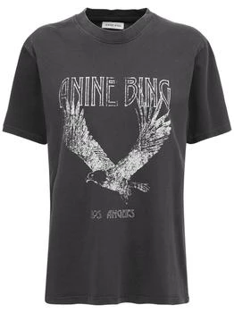 ANINE BING | Lili Eagle Print Cotton Jersey T-shirt 额外6.5折, 额外六五折