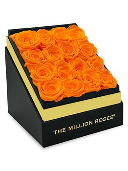 商品Orange Roses In Square Box图片