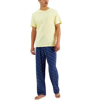 Club Room | Club Room Mens Sailboat 2PC Sleepwear Pant Set,商家BHFO,价格¥77