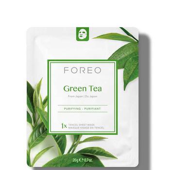 推荐FOREO Green Tea Purifying Sheet Face Mask (3 Pack)商品