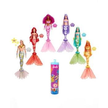 商品Barbie | Color Reveal Mermaid Doll with 7 Dolls Colors of Rainbow,商家Macy's,价格¥154图片