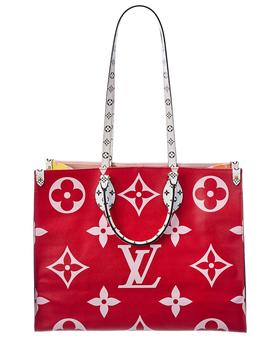 路易威登包, [二手商品] Louis Vuitton | Louis Vuitton Pink Giant Monogram Canvas OnTheGo GM (Authentic Pre-Owned)商品图片 