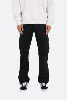 mnml gat好用吗, MNML | V193 Cargo Snap Baggy Denim - Black商品图片 4.8折