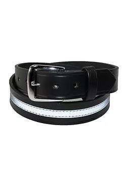 推荐Men's Leather Work Belt with Reflective Safety Stripe商品