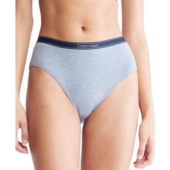 商品Calvin Klein | Women's Cotton Ribbed High-Waist Bikini Underwear QF6445,商家Macy's,价格¥97图片