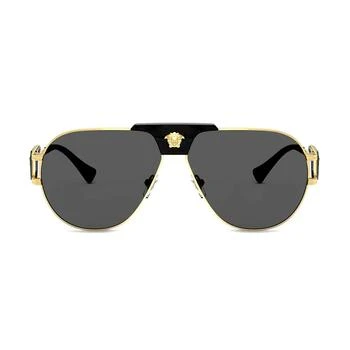 Versace | Versace Eyewear Aviator Frame Sunglasses 7.6折, 独家减免邮费