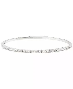 Macy's | Diamond Bangle Bracelet (1/2 ct. t.w.) in 10k White Gold,商家Macy's,价格¥16450