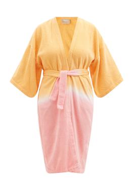 商品Terry | Tie-dye cotton-terry robe,商家MATCHES,价格¥826图片