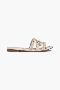 sam edelman bay, Sam Edelman | Bay embellished canvas mules商品图片 5.4折