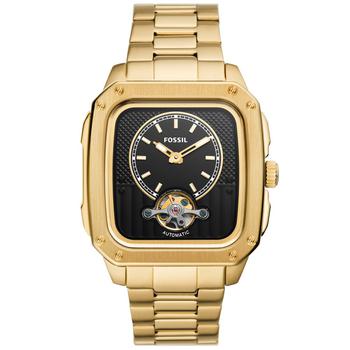 Fossil | Men's Inscription Automatic Gold-Tone Stainless Steel Bracelet Watch, 42mm商品图片,